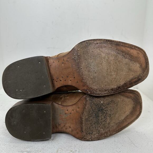 J.B. Dillon Reserve Windmark Brown Leather Western Cowboy Boot Men’s Size 8D main image 4